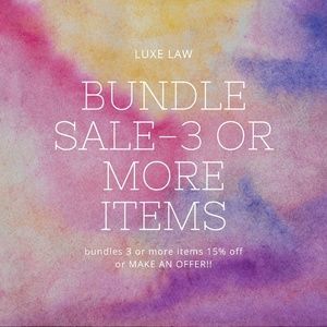 SALE-Bundle 3 or more items- SALE